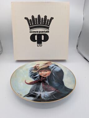 "Jed" Plate By Sue Etem VTG MIB
